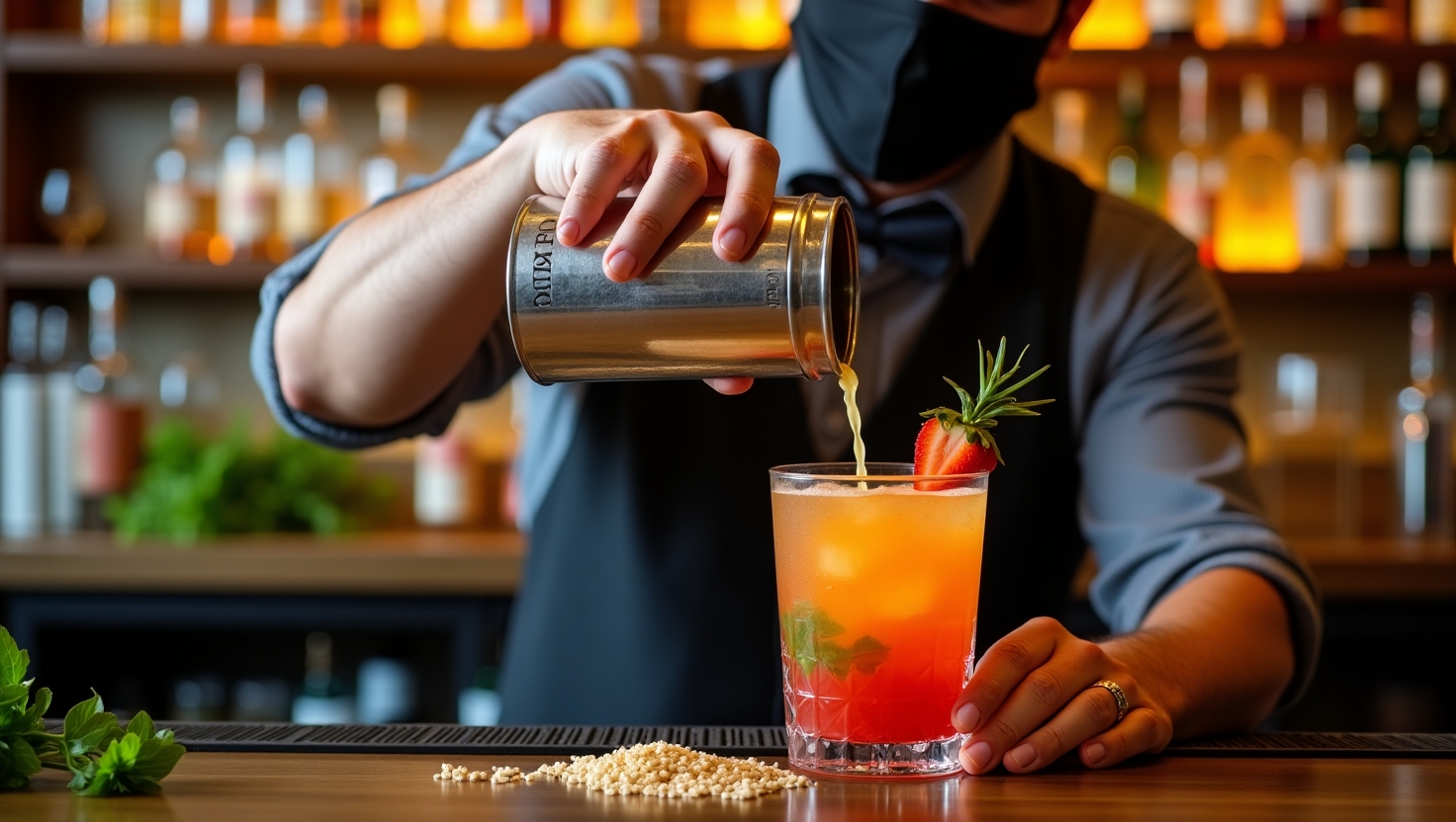 Cocktail-Mixing und Getränkedesign