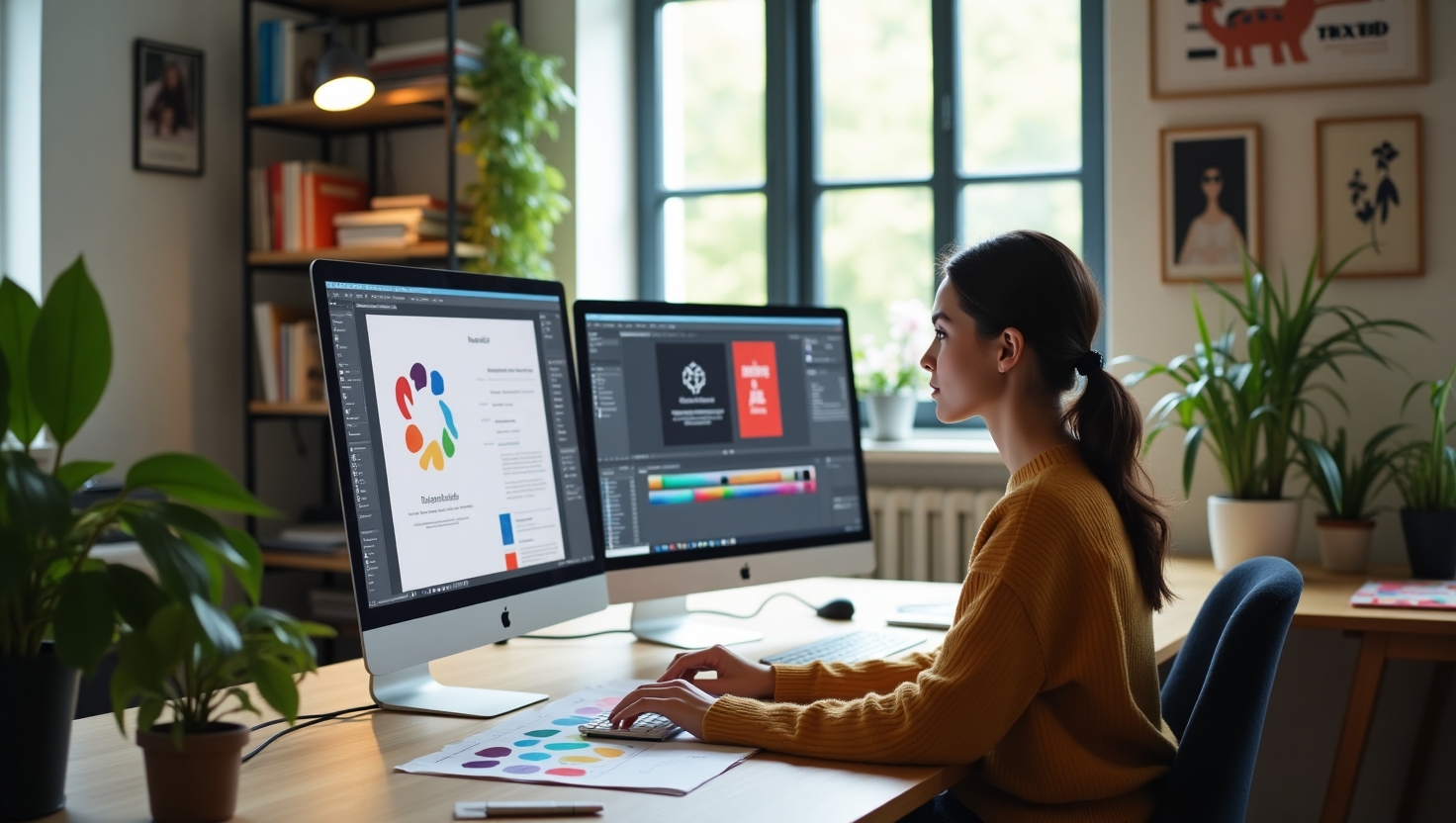 Grafikdesignerin