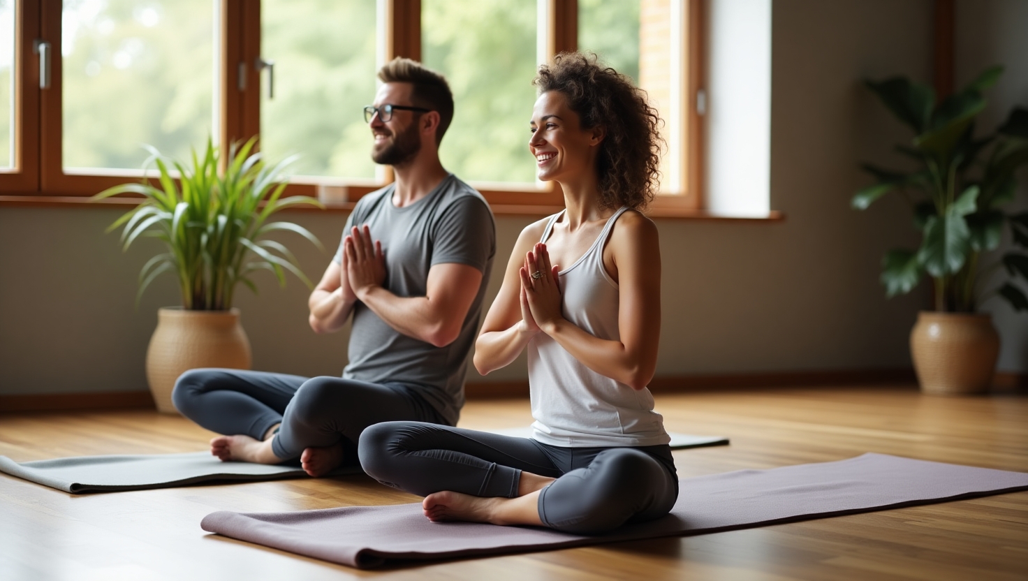 Yoga- oder Pilates-Studio