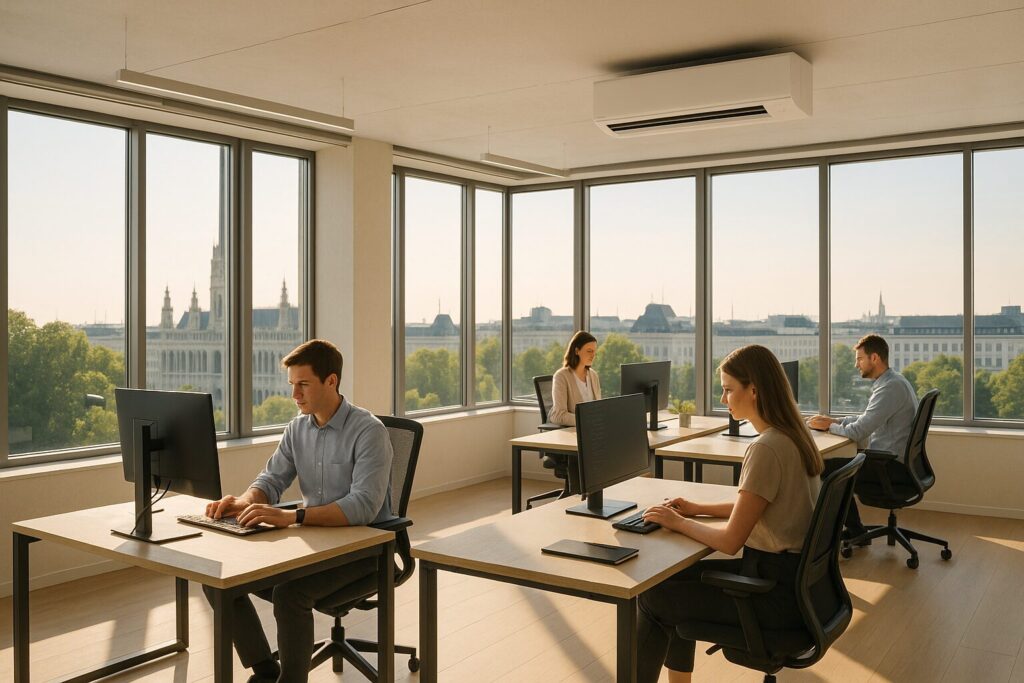 5 Vorteile für Klimaanlage im Büro: Gesundheit & Komfort Klimaanlage im Büro