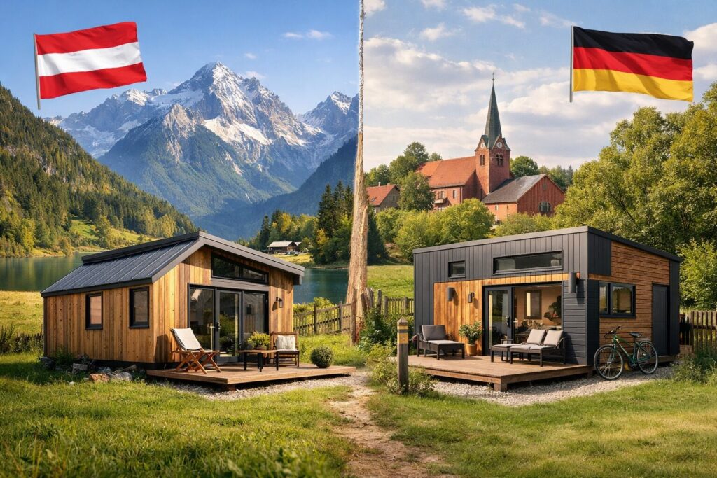 Tiny House kaufen mit Grundstück? Österreich vs. Deutschland Tiny House kaufen mit Grundstück