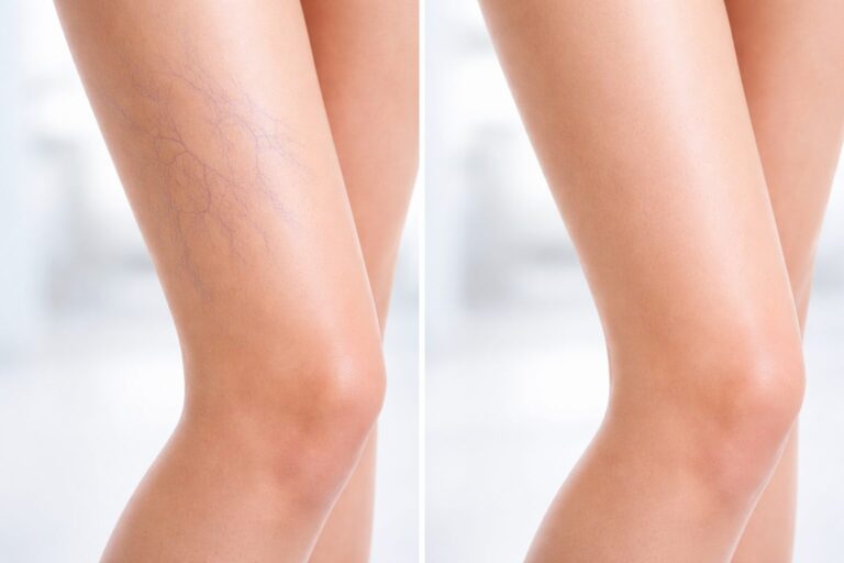 Besenreiser entfernen: Ursachen, Symptome und Behandlung Besenreiser entfernen