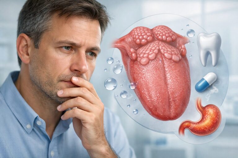 Metallischer Geschmack im Mund