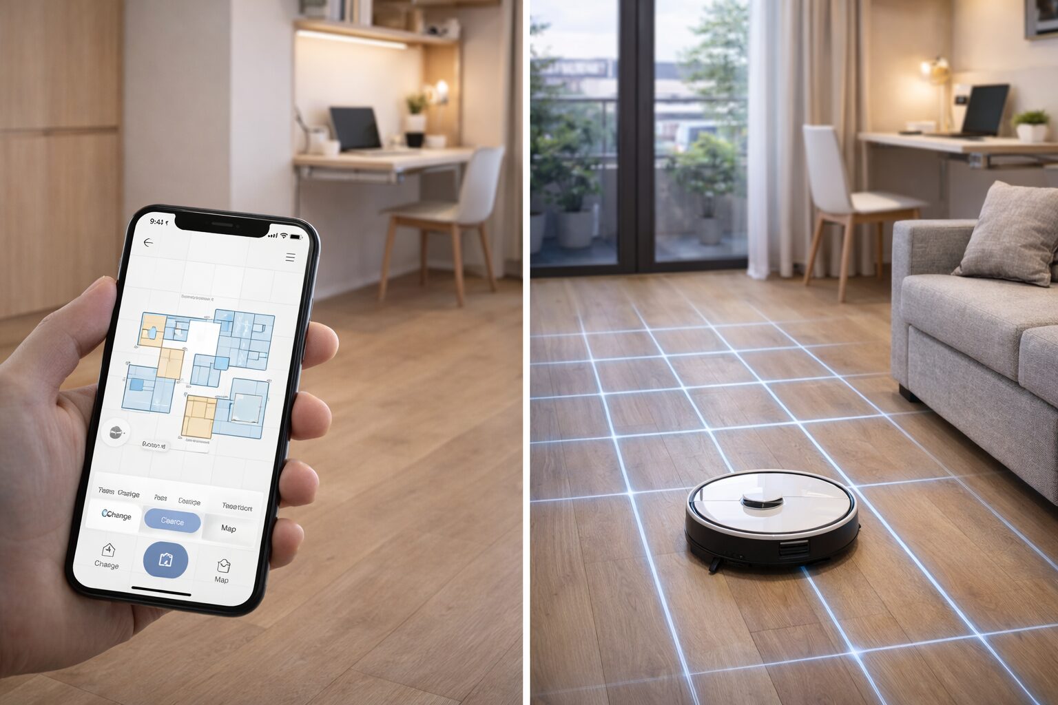 Roboterstaubsauger mit Mapping Funktion