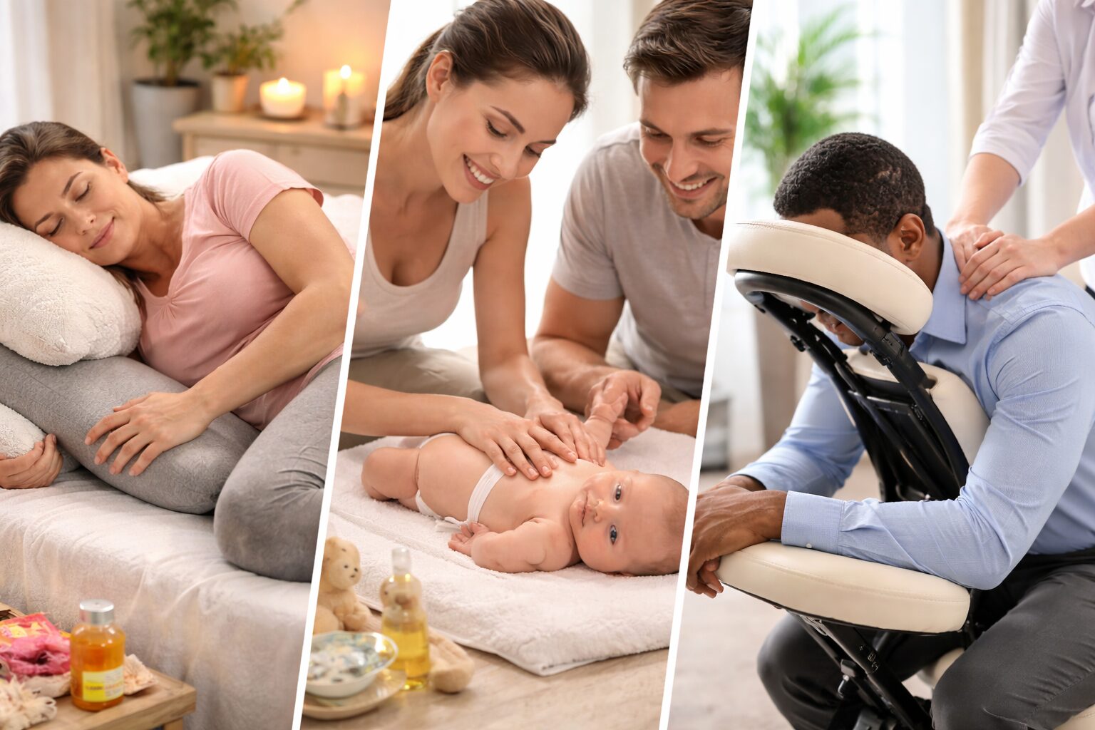 Schwangerschaft, Baby und Chair