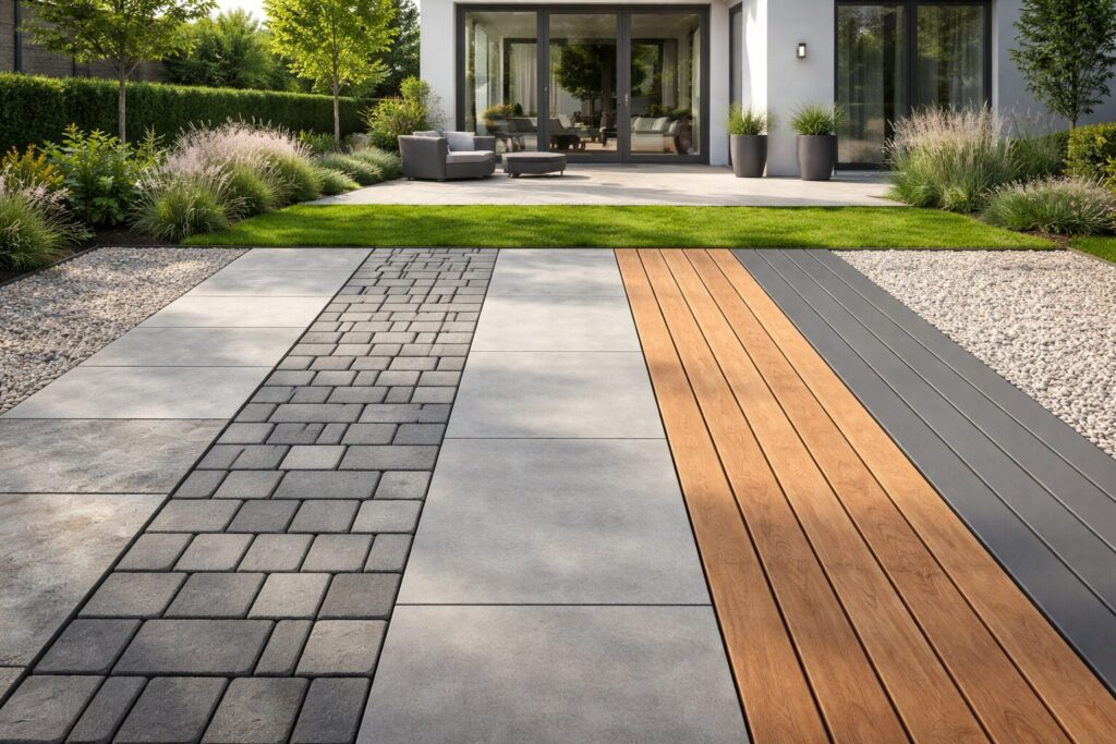 Terrassenbelägen im Vergleich: Materialien, Kosten und Haltbarkeit im Überblick Terrassenbelägen im Vergleich