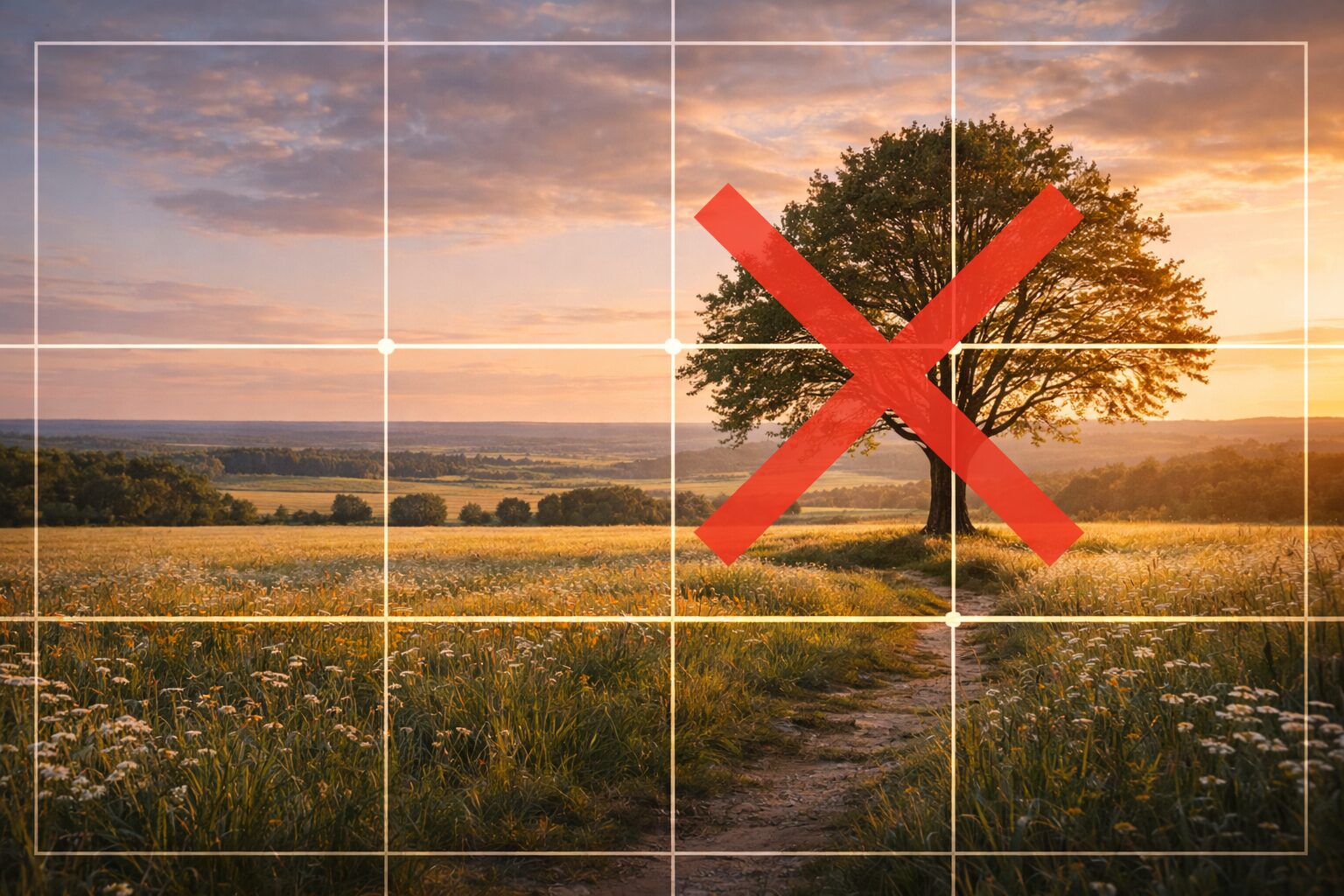 Typische Fehler beim Einsatz des Goldenen Schnitts