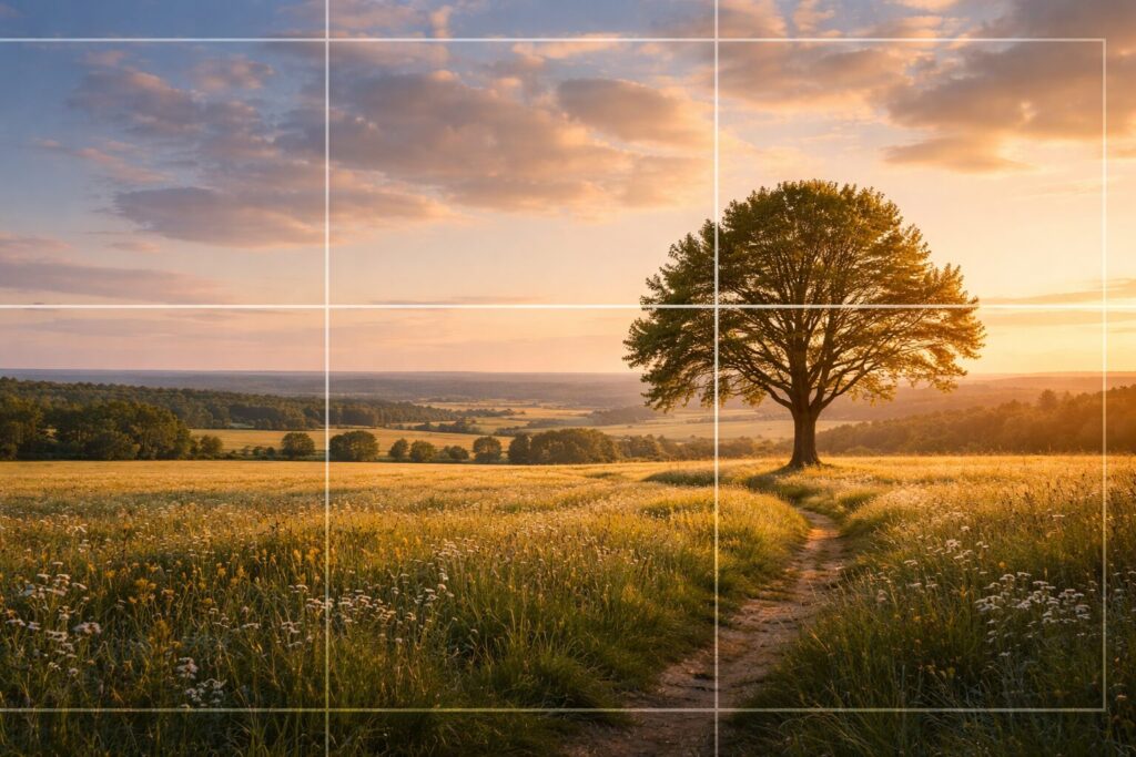 Was ist der Goldene Schnitt Fotografie