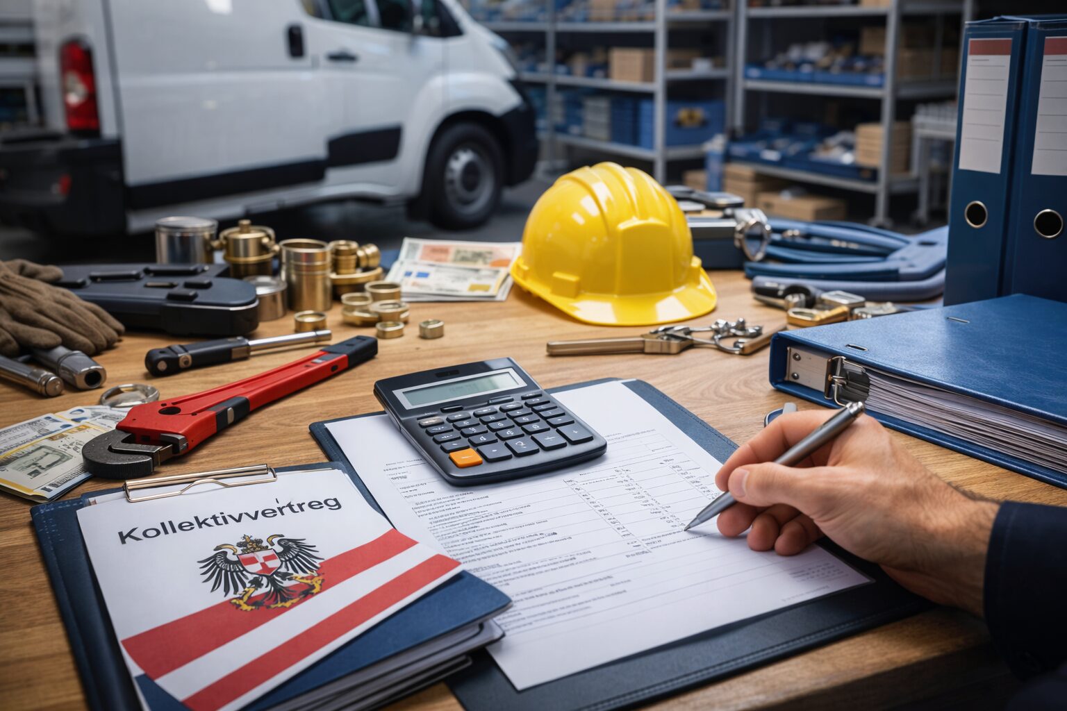 Wie setzen sich die Betriebskosten eines Installateurs zusammen