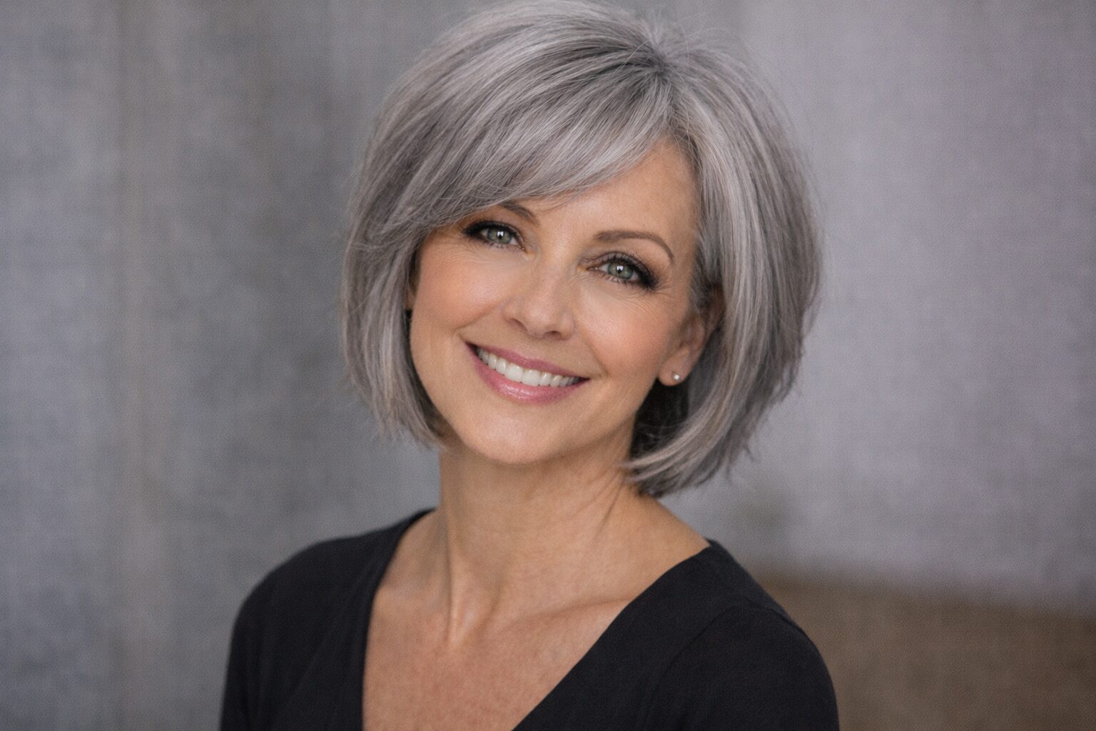 Bob für dickes Haar mit entlasteter Kontur