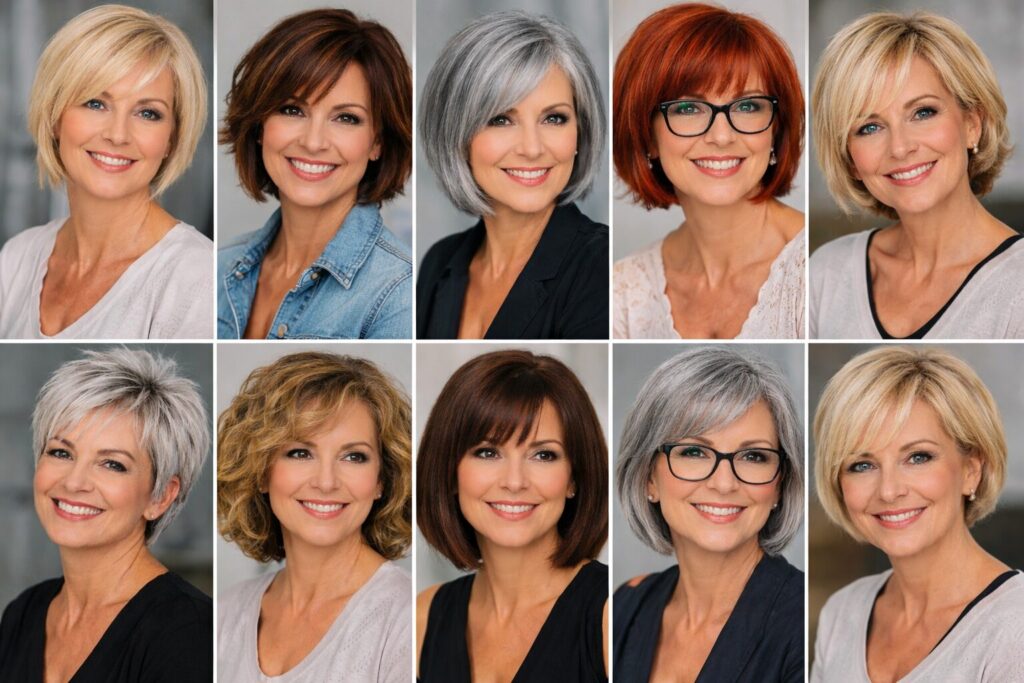 Diese 10 gestuften Bob Frisuren ab 50 stehen fast jeder Frau Gestuften Bob Frisuren ab 50