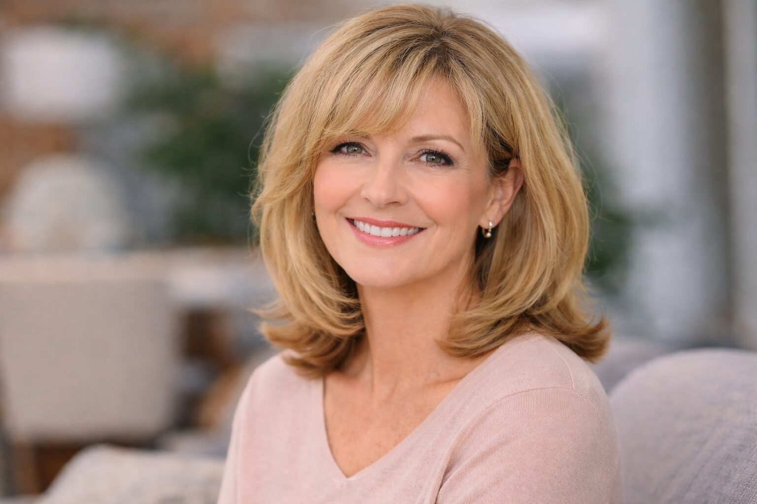 Mittellange Schnitt mit Seitenscheitel