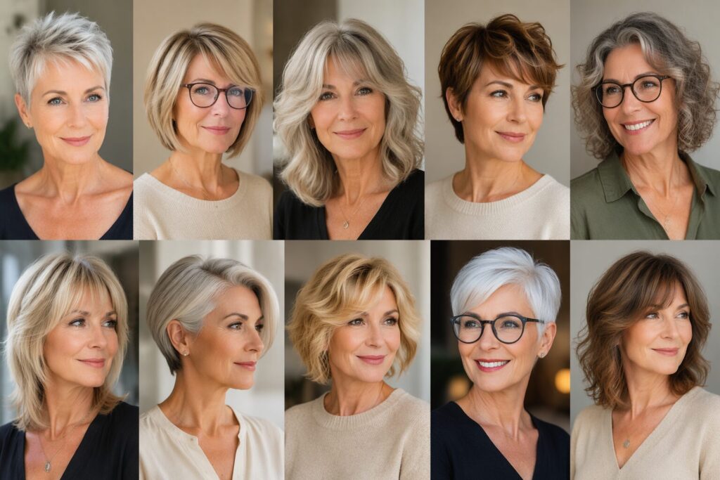 10 peppige Frisuren für Frauen ab 50 mit modernem Look Peppige Frisuren für Frauen