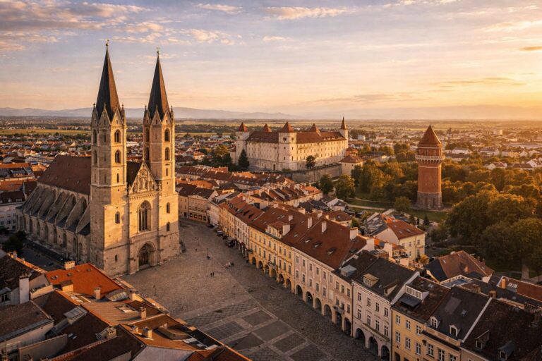 Wiener Neustadt im goldenen Licht