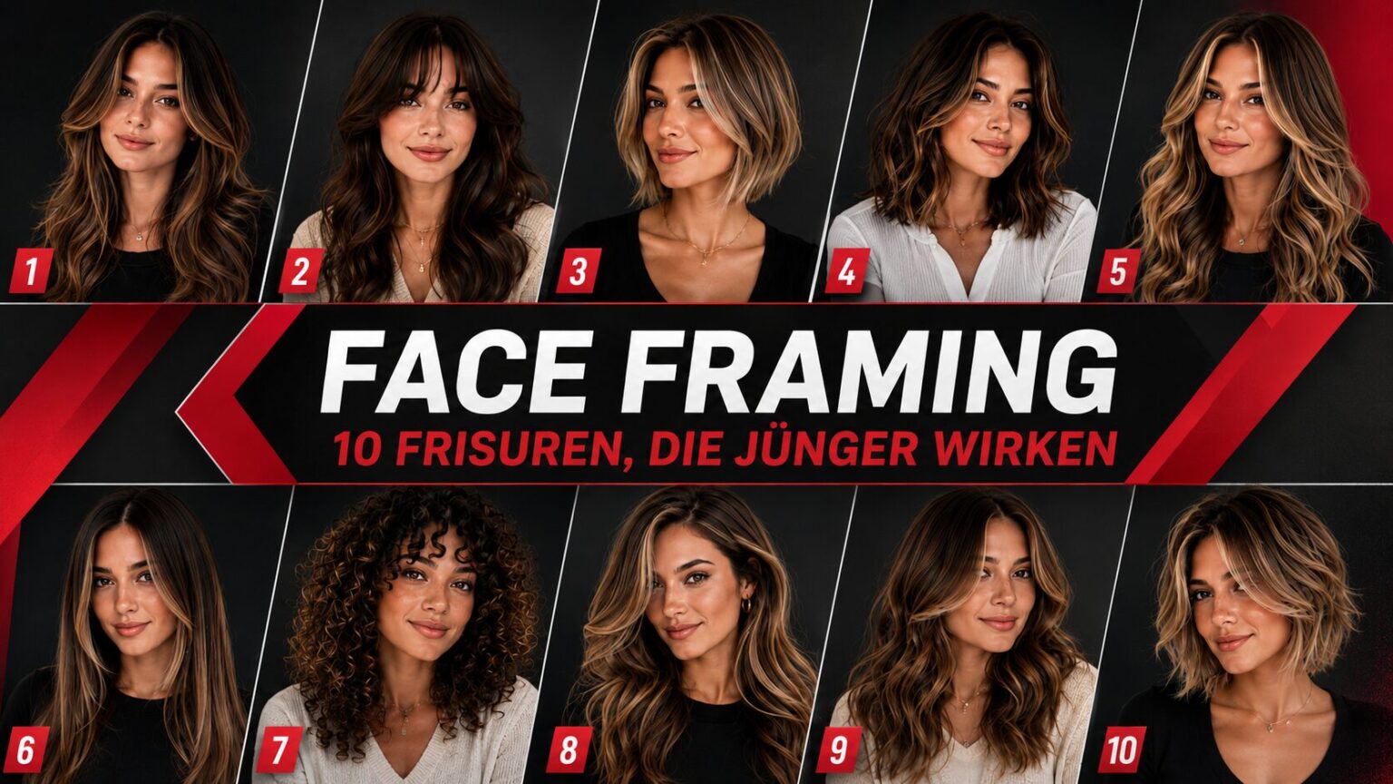 Face Framing Frisur: 10 Looks, die jünger wirken Face Framing Frisur