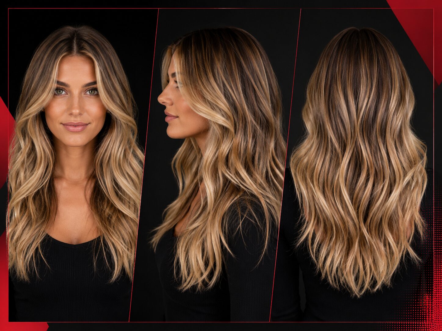 Klassische blonde Balayage