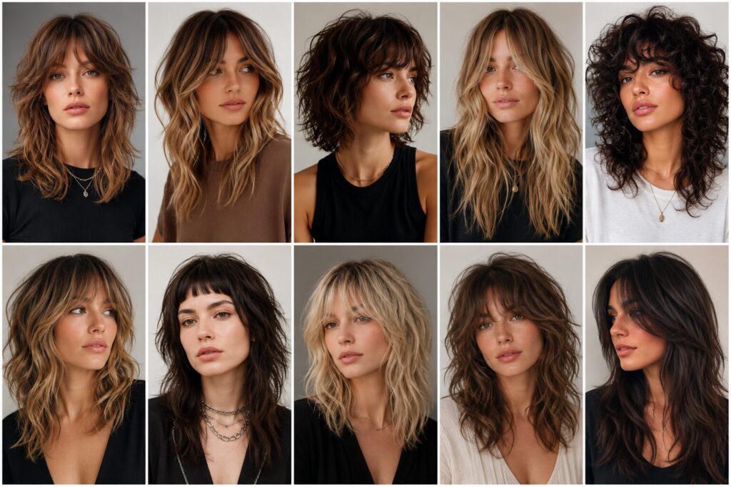 10 Moderne Shag Frisuren für Damen Moderne Shag Frisuren für Damen