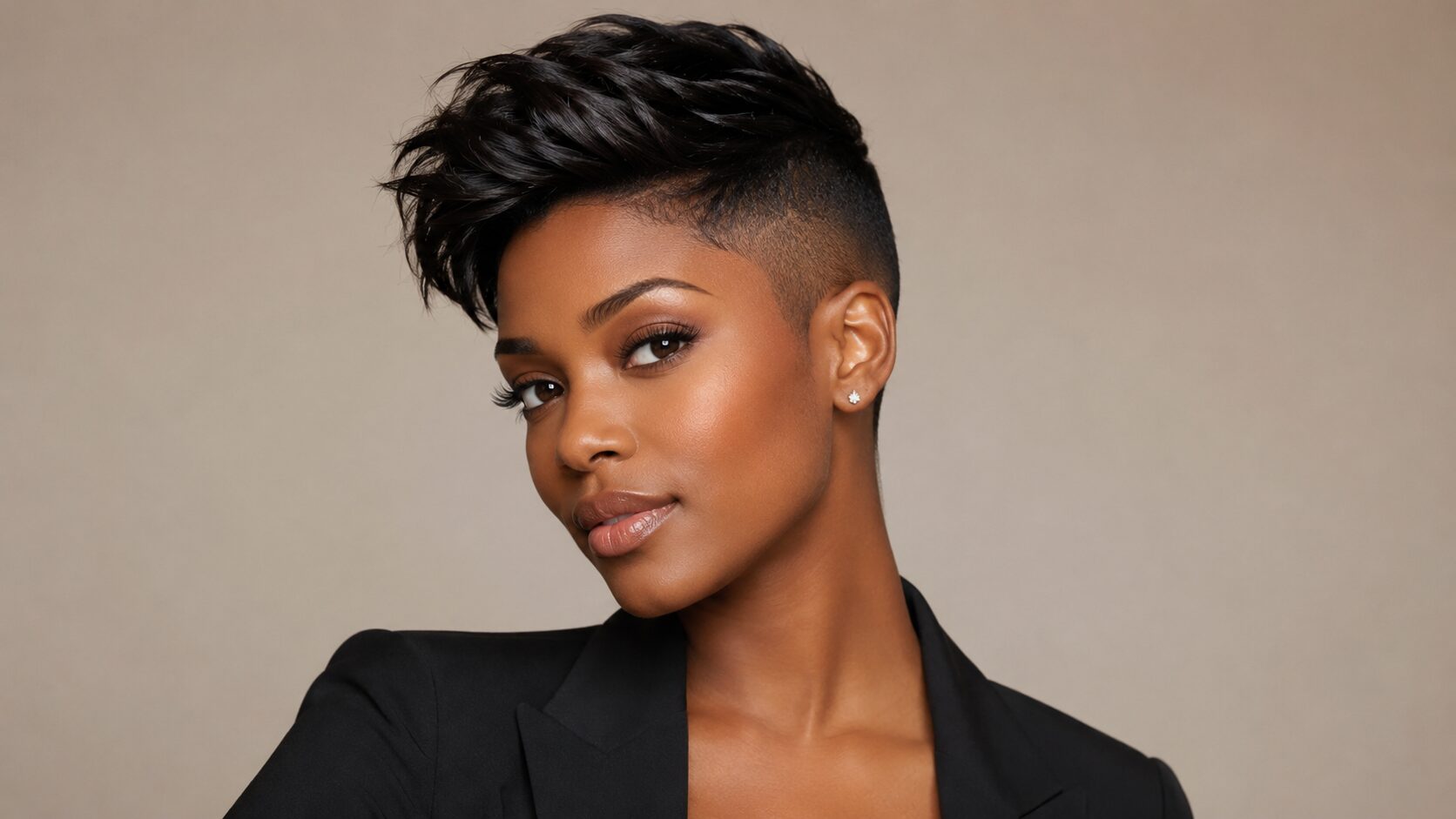 Pixie Cut mit Undercut