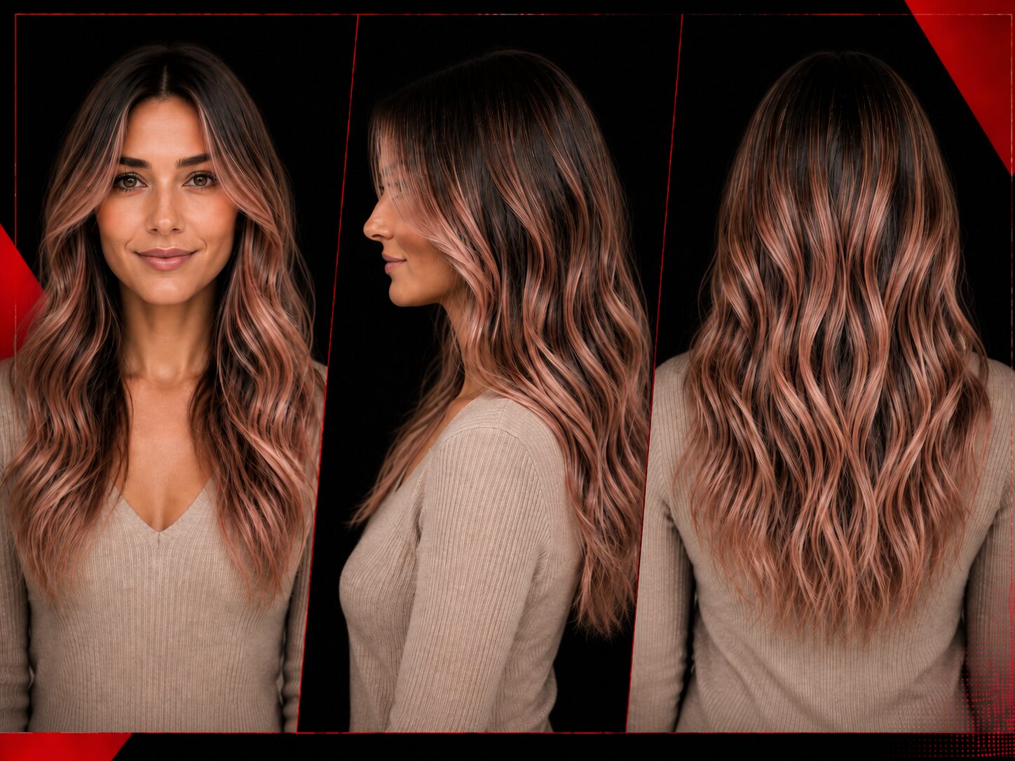 Rose Gold Balayage