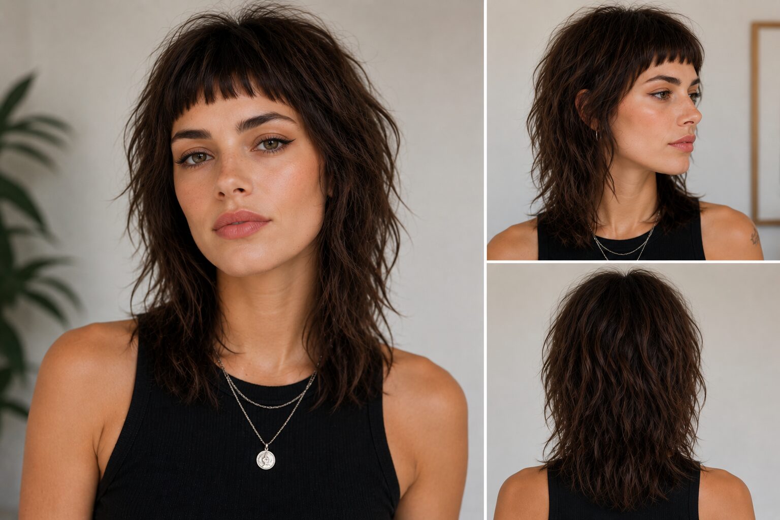 Shag mit Micro Bangs