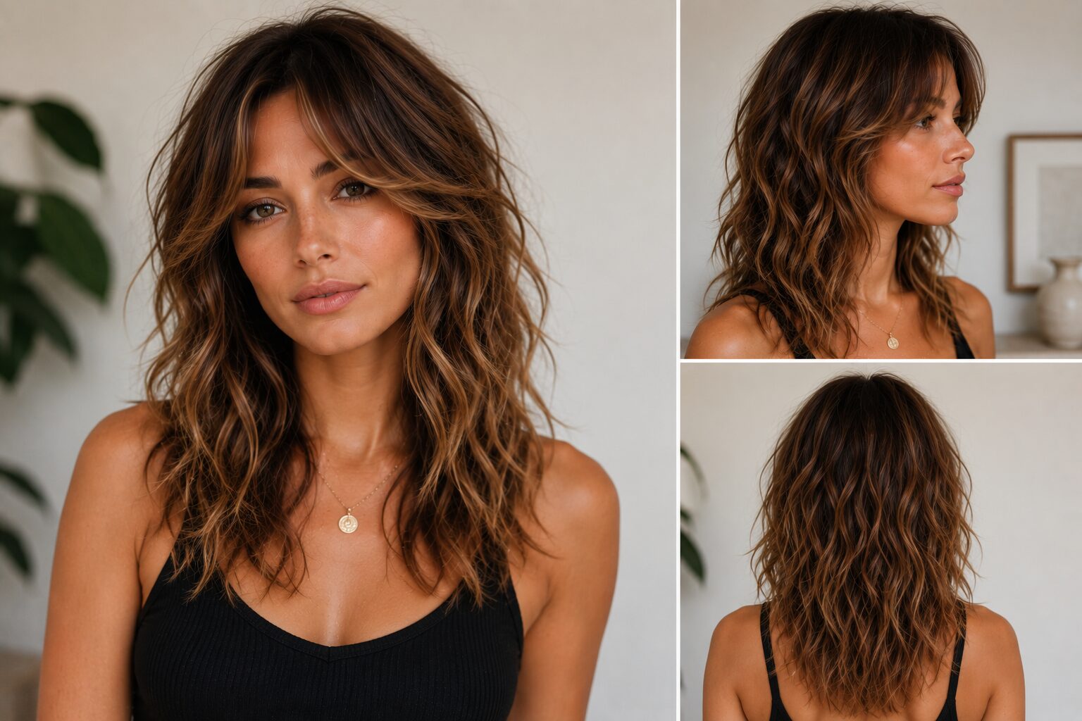 Wavy Shag für leichte Wellen