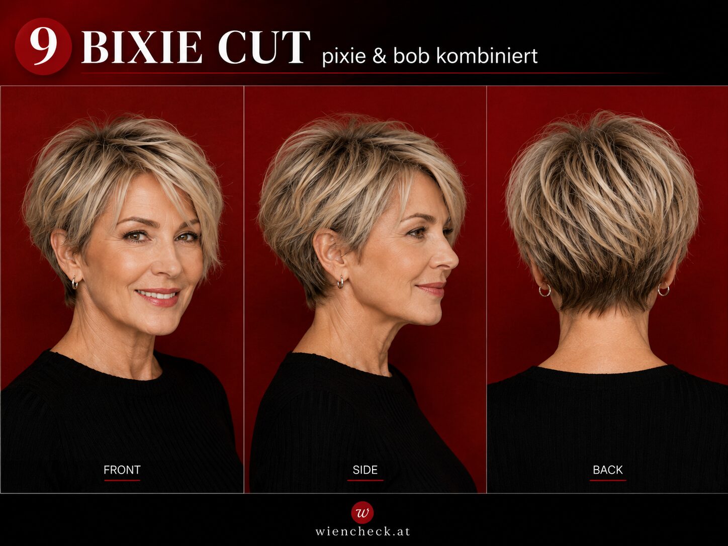Bixie Cut als Mischung aus Bob und Pixie