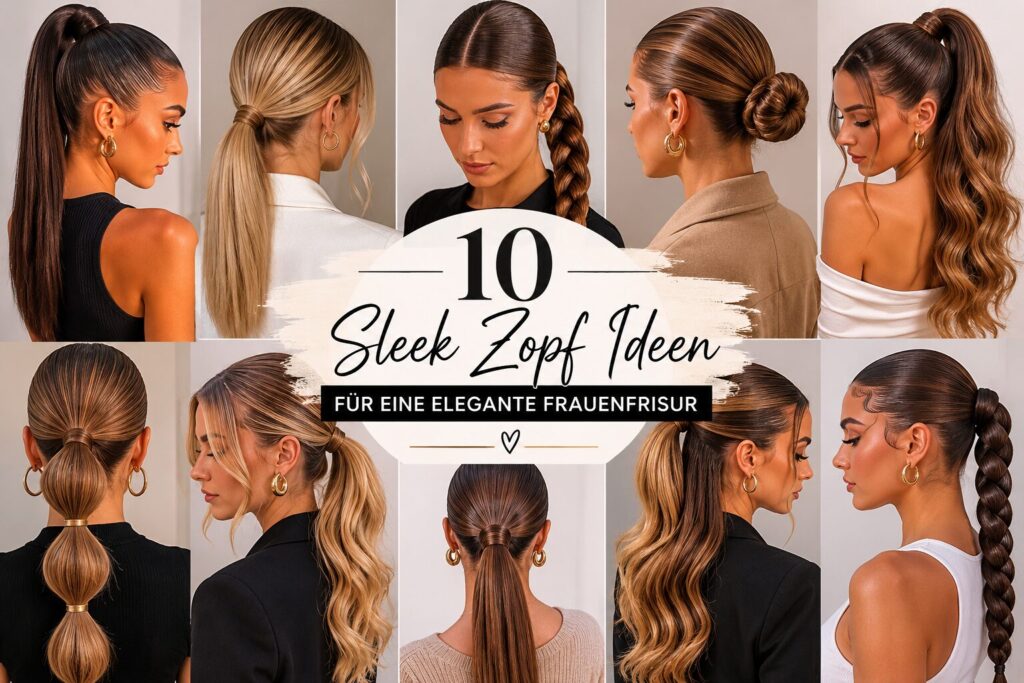 10 Sleek Zopf Ideen für eine elegante Frauenfrisur Sleek Zopf Ideen