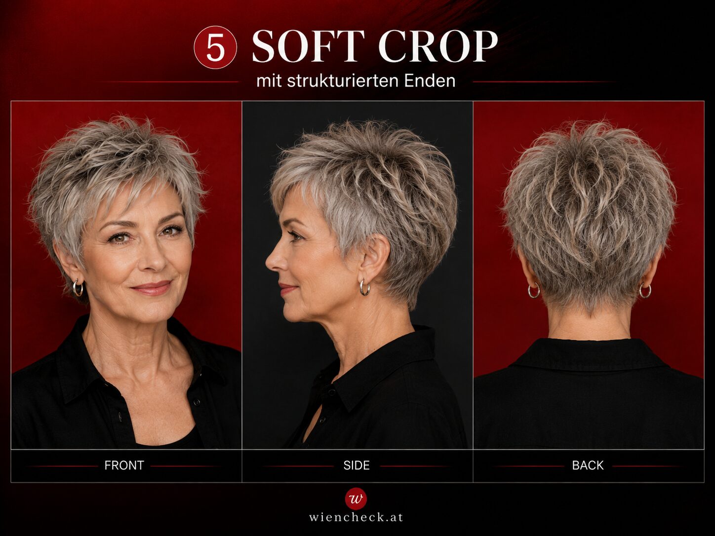 Soft Crop mit fransigen Spitzen